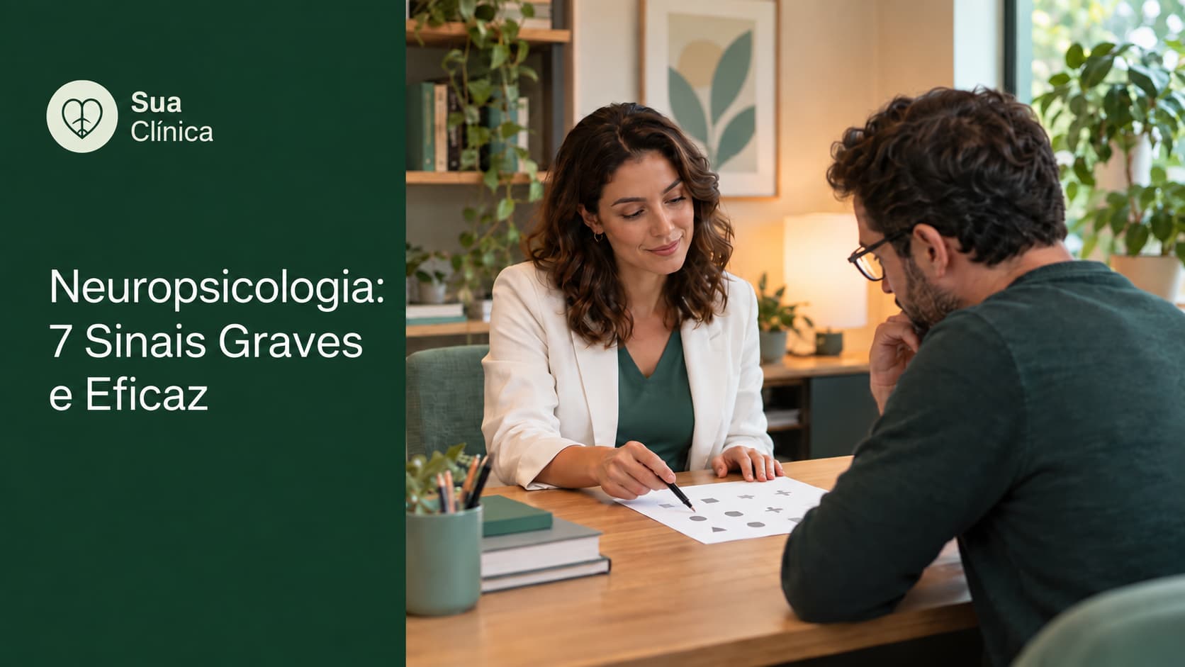 Neuropsicologia — sessão de avaliação neuropsicológica entre psicóloga e cliente
